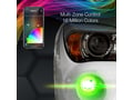 Picture of XK Glow 2-in-1 Multicolor Devil Eye LED Headlight Bulb - H7