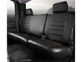 Picture of Fia LeatherLite Custom Seat Cover - Solid Black - Split Seat 40 Driver/60 Passenger w/Adjustable Head Rests/Armrest/Storage Compartment w/Cupholder