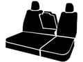 Picture of Fia LeatherLite Custom Seat Cover - Rear Seat - 40 Driver/ 60 Passenger Split Bench - Solid Black - w/Adjustable Head Rests/Armrest/Storage Compartment w/Cupholder
