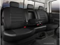 Picture of Fia LeatherLite Custom Seat Cover - Rear Seat - 40 Driver/ 60 Passenger Split Bench - Solid Black - w/Adjustable Head Rests/Armrest/Storage Compartment w/Cupholder