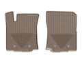 Picture of WeatherTech All-Weather Floor Mats - Tan - Front - Crew Cab - Automatic Trans
