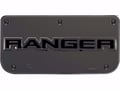 Ford Ranger Logo Plate with Gunmetal Finish Plate for 12