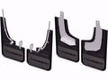 2019 Ford Ranger Logo With Gunmetal Plate Gatorback Mud Flaps - Custom Fit Set