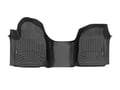 Picture of WeatherTech FloorLiners - 1st Row - Over-The-Hump - Black - Vinyl Floors Only