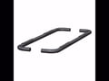 Picture of Aries 3 in. Round Side Bars - Incl. Side Bars And Mounting Hardware - Carbon Steel - Semi-Gloss Black - Crew Cab