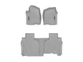 WeatherTech Floor Liners Gray - Front And Rear - Bucket Seating - Crew Cab