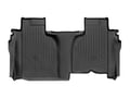 Picture of WeatherTech FloorLiners - Rear - Fits Vehicles w/Vinyl Floors - 1st Row Bench Seating - Black - Crew Cab