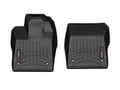 Picture of Weathertech FloorLiner DigitalFit - Black - Front - Vinyl Weathertech Floors - Auto Transmission