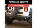 Picture of Aries TrailChaser Jeep Wrangler JL Steel Rear Bumper Center Section