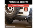Picture of Aries TrailChaser Rear Bumper - Incl. Rear Center Section PN[2081024] - Corners PN[2081220] - Mounting Hardware