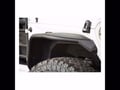 Picture of Aries Jeep Wrangler JL Black Aluminum Front Fender Flares