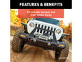 Picture of Aries TrailChaser Jeep Wrangler JL Front Bumper With Fender Flares (Option 9)