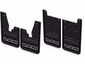 Picture of Truck Hardware Gatorback Black Wrap RAM Text Mud Flaps - Set - With OEM Flares