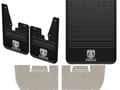 Picture of Truck Hardware Gatorback Black Wrap RAM Head Dually Mud Flaps - Set - Without Flares