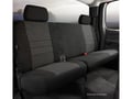 Picture of Fia Oe Custom Seat Cover - Tweed - Charcoal - Split Seat 60/40 - Solid Backrest - Adjustable Headrests - Built In Center Seat Belt - Crew Cab
