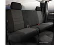 Picture of Fia Oe Custom Seat Cover - Tweed - Rear - Charcoal - Split Seat 60/40 - Solid Backrest - Adjustable Headrests - Built In Center Seat Belt - Extended Cab