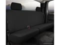 Picture of Fia Seat Protector Custom Seat Cover - Rear - Black - Split Seat 60/40 - Solid Backrest - Adjustable Headrests - Built In Center Seat Belt - Crew Cab