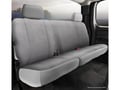 Picture of Fia Wrangler Solid Seat Cover - Rear - Gray - Split Seat 60/40 - Solid Backrest - Adjustable Headrests - Built In Center Seat Belt - Extended Cab