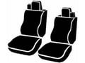 Picture of Fia Wrangler Custom Seat Cover - Saddle Blanket - Black - Bucket Seats - Adjustable Headrests - Built In Seat Belts