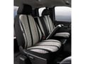 Picture of Fia Wrangler Custom Seat Cover - Saddle Blanket - Black - Front - Split Seat 40/20/40 - Adj. Headrests - Armrest/Storage - Cushion Storage - Extended Crew Cab