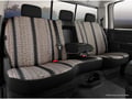 Picture of Fia Wrangler Custom Seat Cover - Saddle Blanket - Black - Split Seat 40/60 - Armrest/Storage - Cushion Has Hump Under Armrest