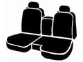 Picture of Fia Wrangler Custom Seat Cover - Saddle Blanket - Black - Front - Split Seat 60/40 - Adj. Headrests - Airbag - Armrest/Storage - Cushion Cut Out