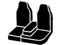 Picture of Fia Wrangler Custom Seat Cover - Saddle Blanket - Black - Split Seat 60/40 - Armrest - Extended Cab - Regular Cab