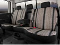 Picture of Fia Wrangler Custom Seat Cover - Saddle Blanket - Black - Front - Split Seat 60/40 - Armrest - Crew Cab - Extended Cab - Regular Cab