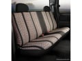 Picture of Fia Wrangler Custom Seat Cover - Saddle Blanket - Black - Rear - Bench Seat - Crew Cab