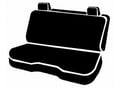 Picture of Fia Wrangler Custom Seat Cover - Saddle Blanket - Black - Rear - Bench Seat - w/Adjustable Headrests
