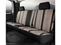 Picture of Fia Wrangler Custom Seat Cover - Saddle Blanket - Black - Split Cushion 40/60 - Solid Backrest - Center Seat Belt