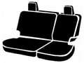 Picture of Fia Wrangler Custom Seat Cover - Saddle Blanket - Black - Split Seat 40/60 - Adjustable Headrests - Built In Center Seat Belt