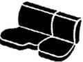 Picture of Fia Wrangler Custom Seat Cover - Saddle Blanket - Black - Split Seat 40/60 - Cushion Cut Out