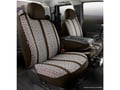 Picture of Fia Wrangler Custom Seat Cover - Saddle Blanket - Brown - Front - Split Seat 40/20/40 - Adj. Headrests - Built In Seat Belts - Armrest w/o Storage