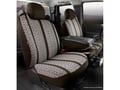 Picture of Fia Wrangler Custom Seat Cover - Saddle Blanket - Brown - Split Seat 40/20/40 - Adj. Headrests - Built In Seat Belts - Armrest/Storage