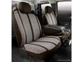 Picture of Fia Wrangler Custom Seat Cover - Saddle Blanket - Brown - Split Seat 40/20/40 - Built In Seat Belts - Armrest