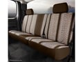 Picture of Fia Wrangler Custom Seat Cover - Saddle Blanket - Brown - Split Seat 40/60 - Adjustable Headrests - Center Seat Belt - Fold Flat Backrest - Folding Headrests - Headrest Cover