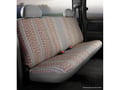Picture of Fia Wrangler Custom Seat Cover - Saddle Blanket - Gray - Bench Seat - Armrest w/Cup Holder - Cushion Cut Out