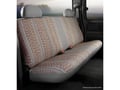 Picture of Fia Wrangler Custom Seat Cover - Saddle Blanket - Gray - Front - Bench Seat - Cushion Cut Out