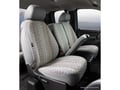 Picture of Fia Wrangler Custom Seat Cover - Saddle Blanket - Gray - Front - Split Seat 40/20/40 - Adj. Headrests - Airbag - Armrest/Storage w/Cup Holder - Cushion Storage