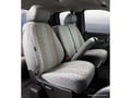 Picture of Fia Wrangler Custom Seat Cover - Saddle Blanket - Gray - Front - Split Seat 40/20/40 - Adj. Headrests - Armrest w/Cup Holder - Cushion Storage