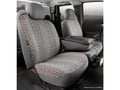Picture of Fia Wrangler Custom Seat Cover - Saddle Blanket - Gray - Front - Split Seat 40/20/40 - Adj. Headrests - Armrest/Storage - Built In Seat Belts