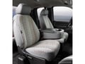 Picture of Fia Wrangler Custom Seat Cover - Saddle Blanket - Gray - Front - Split Seat 40/20/40 - Adj. Headrests - Armrest/Storage - Cushion Has Molded Plastic Organizer Attached - Headrest Cover
