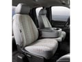 Picture of Fia Wrangler Custom Seat Cover - Saddle Blanket - Gray - Front - Split Seat 40/20/40 - Armrest/Storage