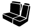 Picture of Fia Wrangler Custom Seat Cover - Saddle Blanket - Gray - Front - Split Seat 60/40
