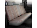 Picture of Fia Wrangler Custom Seat Cover - Saddle Blanket - Gray - Rear - Bench Seat - Adj. Headrests - Armrests - 3rd Row