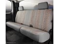 Picture of Fia Wrangler Custom Seat Cover - Saddle Blanket - Gray - Rear - Split Cushion 40/60 - Solid Backrest - Center Seat Belt