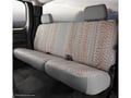Picture of Fia Wrangler Custom Seat Cover - Saddle Blanket - Gray - Rear - Split Cushion 40/60 - Solid Backrest - Center Seat Belt - Incl. Head Rest Cover