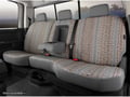 Picture of Fia Wrangler Custom Seat Cover - Saddle Blanket - Gray - Rear - Split Seat 60/40 - Adjustable Headrests - Built In Seat Belts - Armrest w/cup Holder - Incl. Head Rest Cover