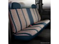 Picture of Fia Wrangler Custom Seat Cover - Saddle Blanket - Front - Navy - Bench/Bucket Seats - Mid Back